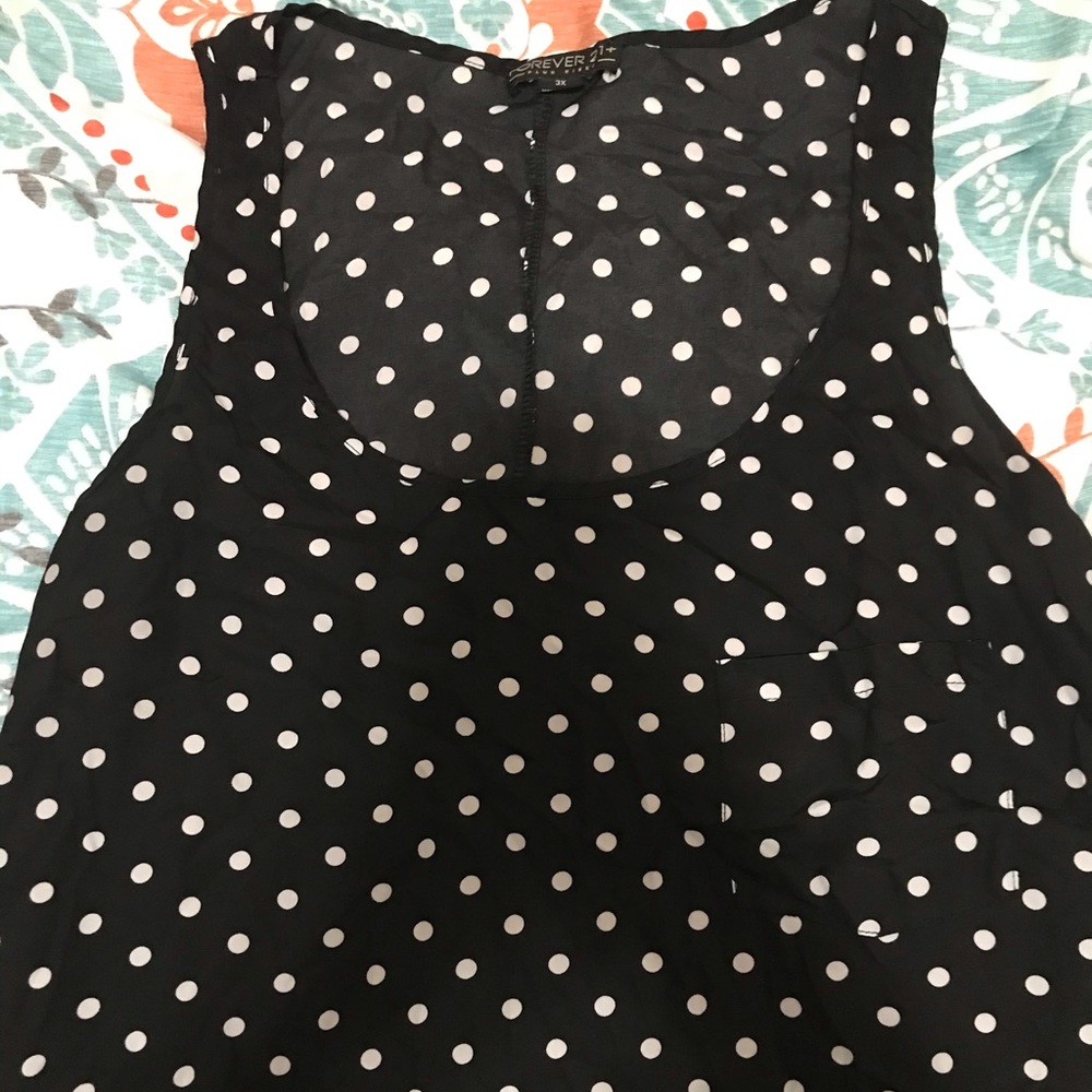 3/$20🔥 Polka dot tank top